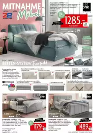 Zurbrüggen Prospekt Seite 12: Boxspringbett „FAIRFIELD“ by Musterring €1.179,00