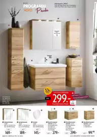 Zurbrüggen Prospekt Seite 42: Spiegelschrank €189,00, Waschtischunterschrank €279,00