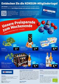 KONSUM Prospekt woche 42 Seite 12: Genussmomente Mandarinen €1,99, Captain Morgan Rum €8,99