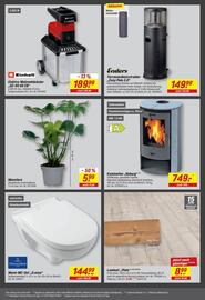 Toom Baumarkt Prospekt Seite 28: Laminat „Pinie“ €8,99, Kaminofen „Nyborg“ €749,00