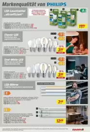 Toom Baumarkt Prospekt Seite 17: LED-Röhren €7,49, Classic-LED €3,99