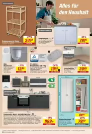 Toom Baumarkt Prospekt Seite 18: Haushaltsschrank * B €79,99, Küchenzeile „Merle“ mit Elektrogeräten €899,00
