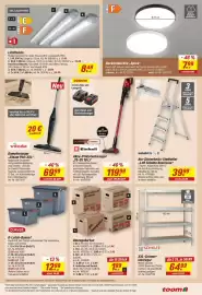 Toom Baumarkt Prospekt Seite 19: Deckenleuchte "Spica" €7,99, CURVER K-Latch-Boxen €12,99