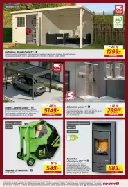 Toom Baumarkt Prospekt Seite 23: Eckeinstieg „Sunny“ B €269,99, Kaminofen „Casablanca GTS“ 4/5 B €689,00
