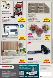 Toom Baumarkt Prospekt Seite 24: Premiumweiß toom €39,99, Akustikpaneel „Eiche furniert“ €69,99