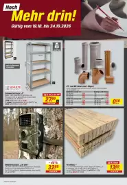 Toom Baumarkt Prospekt Seite 26: HT- und KG-Rohre und -Bögen €0,59, Profilholz €13,69
