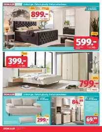 Segmüller Prospekt woche 42 Seite 4: Schlafsofa „Damy“ €299,00, Kleiderschrank €799,00