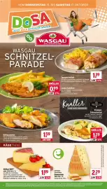 Wasgau Prospekt woche 42 Seite 24: Hüttenschnitzel €1,59, Schweizer Schnittkäse Emmentaler €2,29