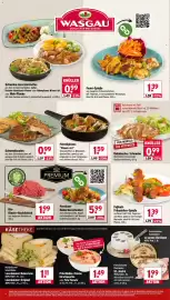 Wasgau Prospekt woche 42 Seite 4: Fußball-Frikadellen-Spieße €1,39, Feuer-Spieße €1,39