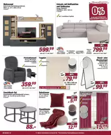 Poco Prospekt woche 42 Seite 10: Wohnwand Eiche Evoke Nachbildung/anthrazit €599,99, Stand- oder Wandspiegel €99,99