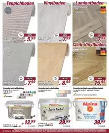 Poco Prospekt woche 42 Seite 8: POCOline Zarte Farbe €29,99, Alpina Decken- und Wandweiß €39,99