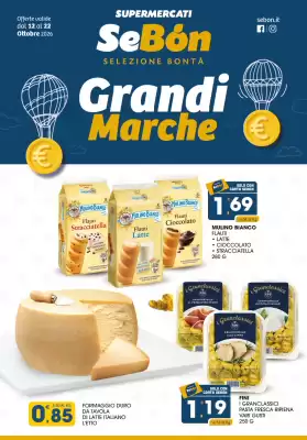 Volantino SeBón Supermercati (valido fino al 22-10)