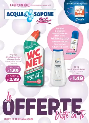 Volantino Acqua & Sapone (valido fino al 31-10)