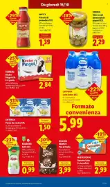 Volantino Lidl settimana 42 Pagina 13: MUTTI Passata di pomodoro XXL €1,39, LATTIERIA Latte intero XXL €5,99