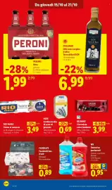 Volantino Lidl settimana 42 Pagina 16: NIXE Sardine in olio di semi di girasole €0,69, Floralys Fazzoletti box 4 veli €0,89