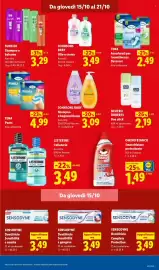 Volantino Lidl settimana 42 Pagina 19: SENSODYNE €3,49, TENA PANTS €4,99