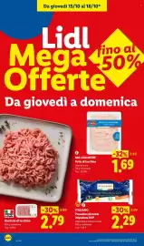 Volantino Lidl settimana 42 Pagina 2: Petto di tacchino €1,69, ITALIAMO Provolone piccante Valpadana DOP €2,29