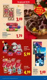 Volantino Lidl settimana 42 Pagina 23: Favorina Peluche con cioccolato €5,99, Favorina Calendario dell'avvento €1,49