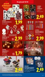 Volantino Lidl settimana 42 Pagina 27: LIVARNO Catena luminosa di Halloween €1,79