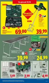 Volantino Lidl settimana 42 Pagina 33: PARKSIDE €69,00, PARKSIDE Set tavolo multifunzione, 3 pezzi €39,99