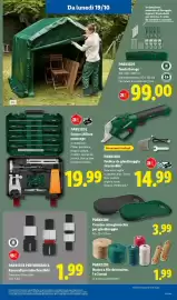 Volantino Lidl settimana 42 Pagina 37: PARKSIDE Nastro o filo decorativo €1,99, PARKSIDE Set per affilare motosega €19,99