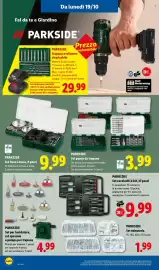 Volantino Lidl settimana 42 Pagina 38: PARKSIDE Set frese a tazza, 9 pezzi €9,99, PARKSIDE Set punte da trapano €3,99