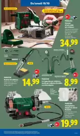 Volantino Lidl settimana 42 Pagina 39: PARKSIDE Stazione ad aria calda per saldatura €34,99