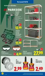 Volantino Lidl settimana 42 Pagina 40: PARKSIDE Scaffale in metallo €27,99