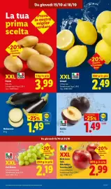 Volantino Lidl settimana 42 Pagina 5: Patate €3,99, Mele rosse Gala Alto Adige/Trentino IGP €2,99
