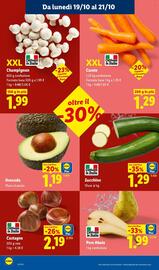Volantino Lidl settimana 42 Pagina 6: Champignon €1,99, Zucchine €1,29
