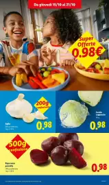 Volantino Lidl settimana 42 Pagina 3: Rape rosse precotte €0,98, Aglio €0,98