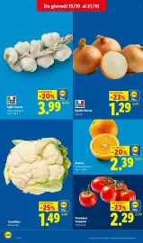 Volantino Lidl settimana 42 Pagina 4: Cavolfiore €1,49, Pomodori Grappolo €2,29