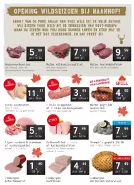 Naanhof folder week 42 Pagina 1: Malse wildzwijnrugfilet €7,99, Vers van de bakker limburgse abrikozenrastervlaai €7,49