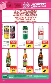 Carrefour Market gazetka tydzień 42 Strona 6: Piwo ŻUBR 0,5 l butelka zwrotna €6,00