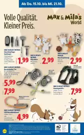 Lidl Flugblatt Seite 4: MAX & MILA'S WORLD Haustierpflege-Sortiment €1,99, Max & Mila's World Plüschtiere €2,99