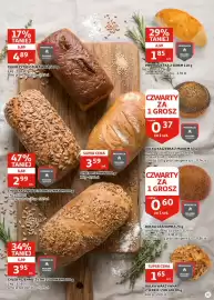 Auchan gazetka Strona 10: 17% TANIEJ 5,89 489 szt. PRODUKCJA P WŁASNA NA MIEJSCU CHLEB ŻYTNI Z ŻURAWINĄ 500g 1 kg-9,78 zł