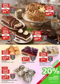Auchan gazetka Strona 11: Pączki z nadzieniem toffi €12,95, Strucla z makiem €7,45