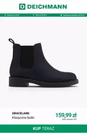 Deichmann gazetka tydzień 42 Strona 6: GRACELAND Klasyczne botki €159,99