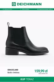 Deichmann gazetka tydzień 42 Strona 8: GRACELAND Botki chelsea €159,99