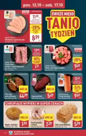 ALDI gazetka tydzień 42 Strona 12: Ligawa wołowa €5,49, Golden Seafood Pstrąg łososowy €9,49