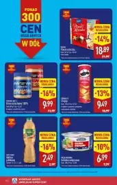 ALDI gazetka tydzień 42 Strona 16: Pringles Chipsy €9,49, Wędliniarnia Golonka wieprzowa €6,99