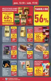 ALDI gazetka tydzień 42 Strona 22: Biscotto Ciasto zebra €7,99, Biscotto Piernik w polewie z nadzieniem śliwkowym €5,79