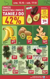 ALDI gazetka | ALDI Pełna oferta od poniedziałku 12.10 do soboty 17.10 Strona 43: Kiwi €1,49, BIO Banany €6,99