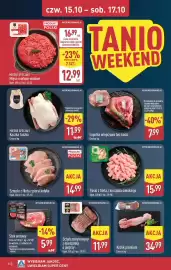 ALDI gazetka | ALDI Pełna oferta od poniedziałku 12.10 do soboty 17.10 Strona 46: MIESNE SPECJAŁY Kaczka tuszka €11,99