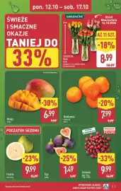 ALDI gazetka | ALDI Pełna oferta od poniedziałku 12.10 do soboty 17.10 Strona 5: Mango Sztuka €6,99, GARDENLINE Róże €8,99