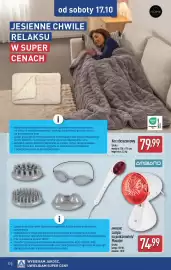 ALDI gazetka | ALDI Pełna oferta od poniedziałku 12.10 do soboty 17.10 Strona 52: Koc obciążeniowy €79,99