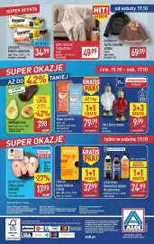 ALDI gazetka | ALDI Pełna oferta od poniedziałku 12.10 do soboty 17.10 Strona 53: HOME CREATION Puszysty koc €49,99
