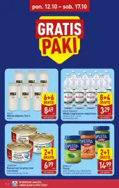ALDI gazetka tydzień 42 Strona 8: Wkład olejowy CALIX €8,49, Muszynianka Woda magnezowo-wapniowa €3,29
