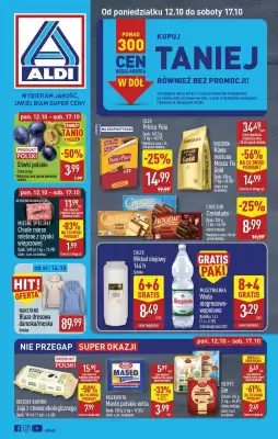 ALDI | ALDI Pełna oferta od poniedziałku 12.10 do soboty 17.10 (ważność do 17-10)