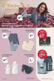 EDEKA Wucherpfennig Prospekt woche 42 Seite 31: Pyjama-Set Baumwoll-Viskose-Mix. €19,99, Tchibo BARISTA CAFFÈ CREMA €17,99